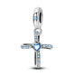 Hot Sales 925 Sterling Silver Charms Beads Devil's Eye Fatima's Hand Cross Beads Fit Original Bracelet Women DIY Jewelry Gifts