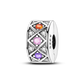 Silver Clasp 925 Sterling Silver CZ Pave Clip Charms Daisy Beads Stopper Safety Chain Fit Original Bangle Bracelet Jewelry Clips