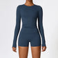 2/3PCS Yoga Set Women Workout Set Seamless Sportswear Gym Clothing Fitness Long Sleeve Crop Top High Waist Leggings Sports Suits