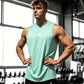 Sleeveless T-shirt Men Quick-drying Fitness Bodybuilding Shirt Male Fashion Basketball Vest Mesh Breathable Summer Gym Tank Men