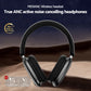 Head mounted wireless Bluetooth earphones with ultra long battery life, rotatable active noise cancelling features