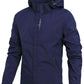 Men's Waterproof Rain Jacket Lightweight Outer Hooded Outdoor Raincoat Hiking Windproof Jacket Climbing Outdoor Jackets