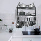 【Lifeideas】Rustproof Wall Mounted Pot Rack Pan Hanger for Kitchen Storage Organization Easy Setup 2Tier Pot Shelf