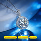 Promotion of Multiple 1.0 Carat Moissanite Windmill Pendants, Luxury Wedding 925 Sterling Silver Jewelry, Bride Diamond Necklace