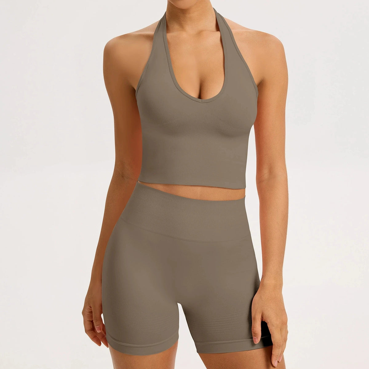 2/3PCS Yoga Set Women Gym Long Sleeve Sports Suits Fitness Bra Crop Top Workout Clothes Female Solid Seamless Legging Sportswear