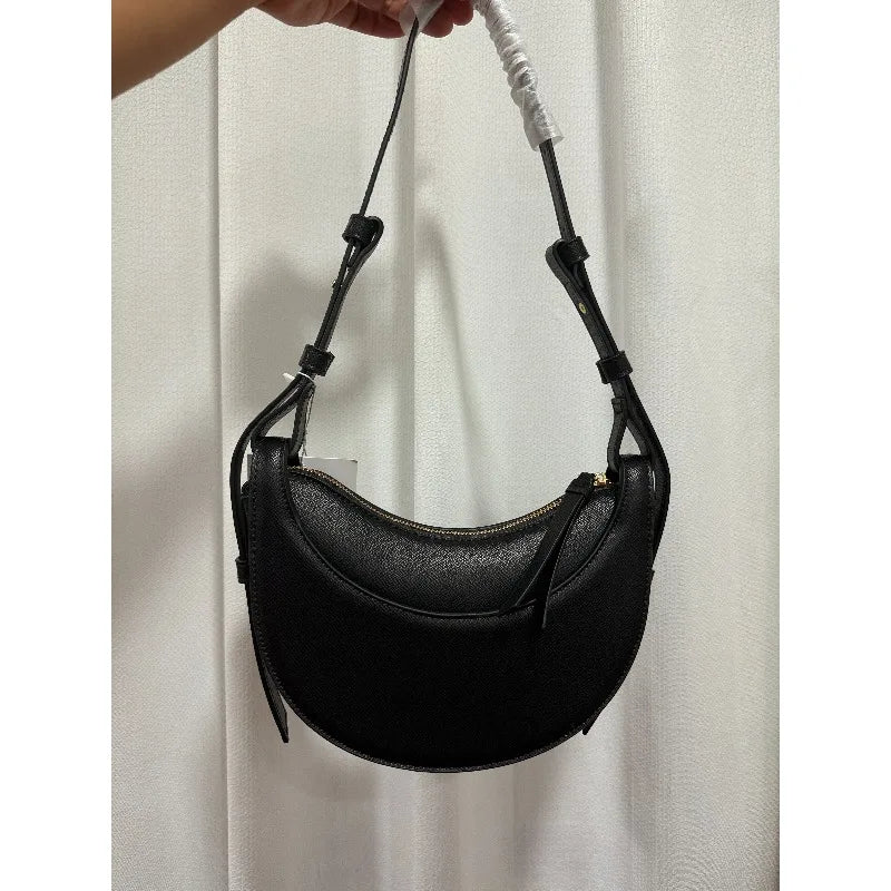2025 Fashion Women's Bag High quality niche design Saddle bag Single shoulder crossbody bag Underarm bag