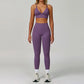 Yoga Set 2/3PCS Gym Clothes Women Tracksuit Workout Outfits Fitness Set Sportswear High Waist Leggings Sports Bra Athletic Wear
