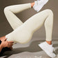 Women's High Waisted Ribbed Yoga Pants - Solid Color Stretchy Tummy Control Workout Leggings for Fitness Gym Lounge & Daily Wear