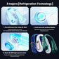 Neck Bladeless Fan Mini Ultra Long Life Portable Lazy Silent Fan USB Charging Student Sports Office Digital Display Power 5 Gear