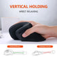 DAREU Ergonomic Vertical Wireless Mouse 2.4Ghz Optical Skin 6 Buttons Comfortable Gaming Mice with Adjustable DPI For Computer