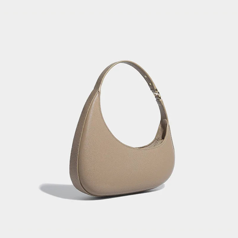 Fashion Women Shoulder Bags PU Leather Armpit Bags Luxury Brand Ladies Handbag Minimalist Female Underarm Bag Bolsas Totes