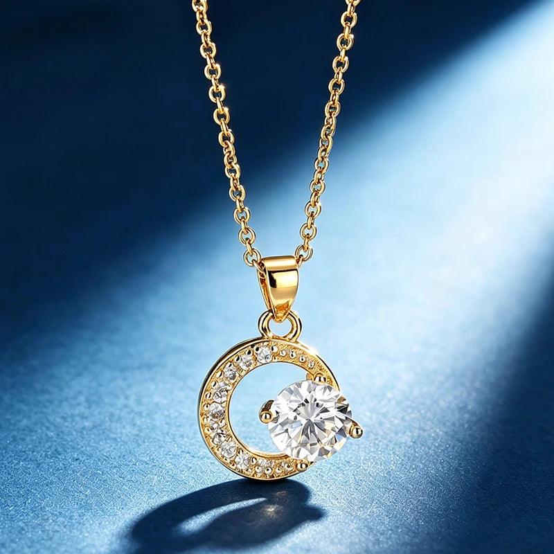 Promotion of Multiple 1.0 Carat Moissanite Windmill Pendants, Luxury Wedding 925 Sterling Silver Jewelry, Bride Diamond Necklace