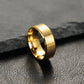 Fashion Charm Jewelry Ring for Men Women Stainless Steel Black Rings Wedding Engagement High Quality Matte Male Accessory