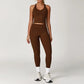2 Pieces Sportswear Women Yoga Set Gym Clothes Sportswear Yoga Suits Fitness Set Tracksuits Sports Bra Gym High Waist Leggings