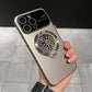 Rotating Gyro Bracket Magnetic Phone Case for Magsafe IPhone 17 16 15 Plus 13 14 Pro Max Air Original Color Lens Protector Cover