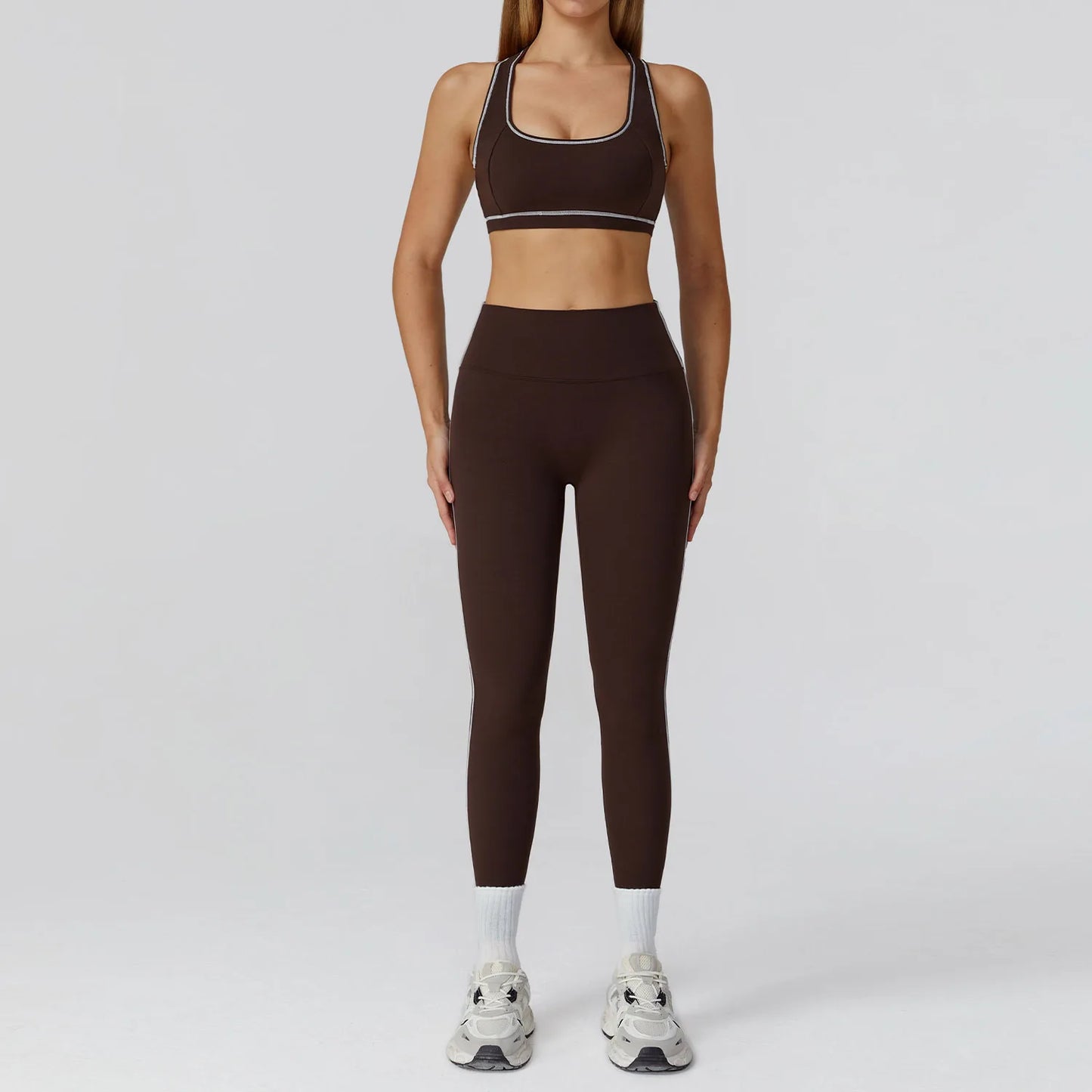 Yoga Clothes Set 2/3PCS Sportswear Gym Outfits Women Sports Set High Waist Leggings Fitness Suit Running Bra Workout Tracksuit