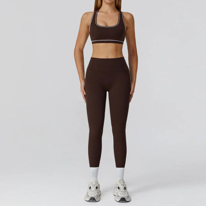 Yoga Clothes Set 2/3PCS Sportswear Gym Outfits Women Sports Set High Waist Leggings Fitness Suit Running Bra Workout Tracksuit
