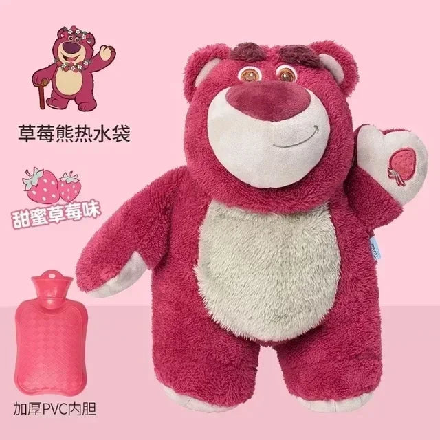 MINISO Disney Kawaii Stitch Anime Winter Extra Large  Cute Hot Water Bottle Home Water Filling Hand Warmer Holiday Gifts