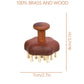 Radiant Skin Savior Lymphatic Detox Face Massager Fades Wrinkles Firms Jawline and Eyes Natural Copper Wood Beauty Tool