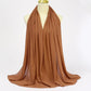 Muslim Chiffon Hijabs For Woman Long Solid Color Head Wrap For Women Shawls Scarves Ladies Muslim Veil Hijab