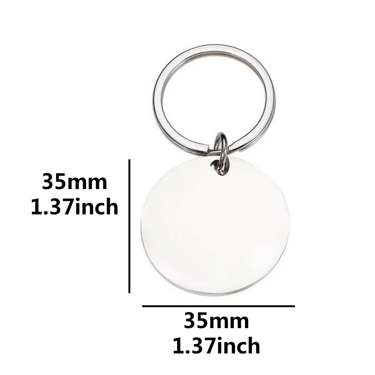 Customized pet nameplate with circular stainless steel text, digital engraved dog and cat collar ID tag, name, phone number,