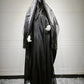 Elegant Arabic Satin Abaya Dress with Hijab Eid Muslim Women Modest Cardigan Islamic Vacation Outfit New in Turkey Kaftan Robe