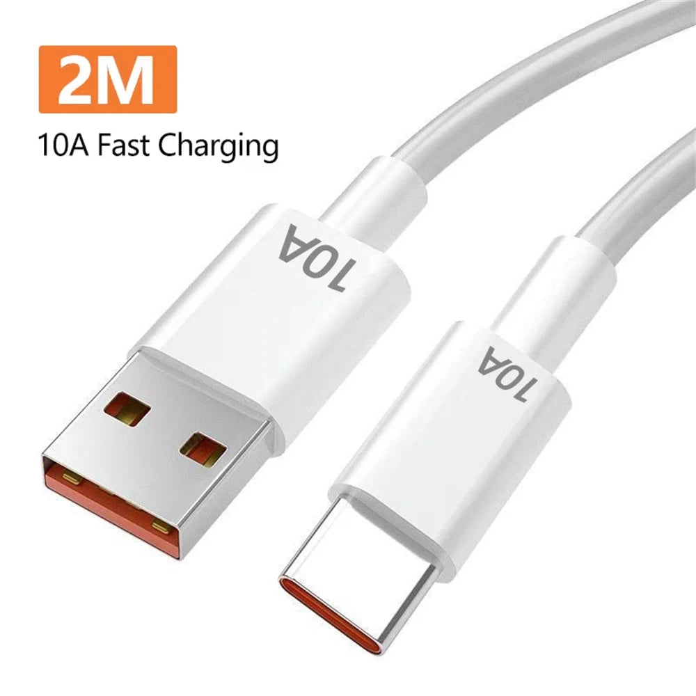 240W 5 in 1 USB C GaN Desktop Charger Fast Charge Phone Adapter 10A Type C Cable For iPhone Samsung Xiaomi EU/US/UK Plug Charger