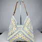 New Summer Straw Crochet Bag Leisure Vacation Weave Shoulder Bag Casual Beach Women's Handbags Ladies/Girls
