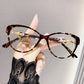 KLASSNUM Women Luxury Reading Glasses 2025 Trendy Cat Eye Frame Anti Blue Ray Eyepiece Magnifing Transparent Plus Lens +1.0-4.0