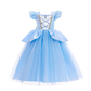 Girl Elsa Anna Dress Princess Costume Snow Queen Dress Baby Halloween Ariel Carnival Clothes Kids Cosplay Clothes Party Clothing