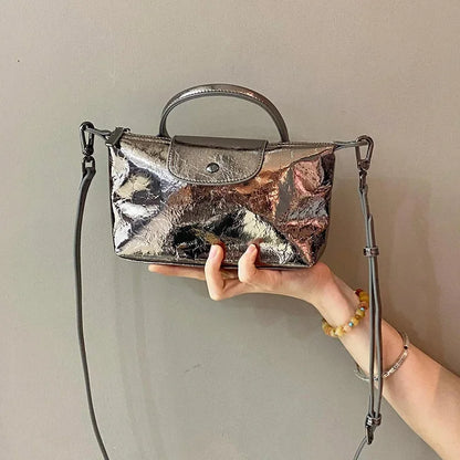 Women Mini Tote Bags Summer New Silver Purses and Handbags Lady Luxury Bag Female PU Shoulder Crossbody Bags Hobo Bolsa Feminina
