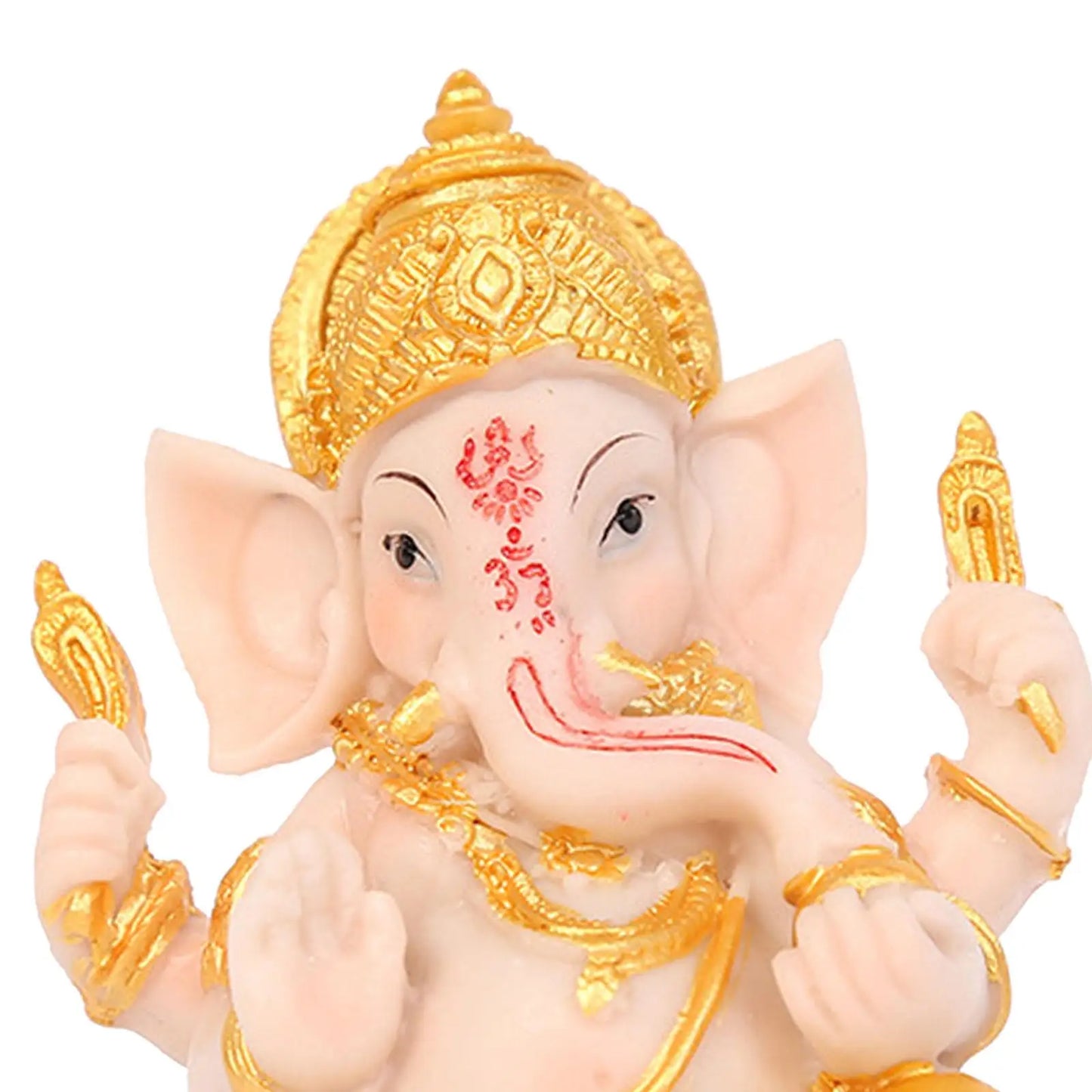Ganesh Figurine Elephant Statue Ganesha Sculpture Decoration Home Crafts