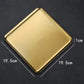 Rectangular 304 Stainless Steel Plate Barbecue Plate Hot Pot Buffet Tray Square Snack Dessert Trays Kitchen Cook Accessories