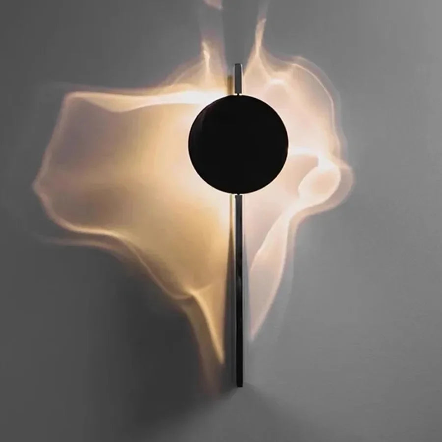 Creative Art Corrugated LED USB Rc and Wiring Wall Lamps Bedroom Bedside Shadow  Sconces Aisle Porch Corridor Atmosphere  Light