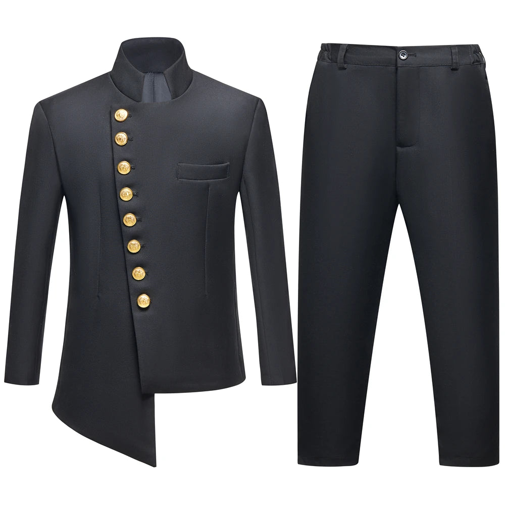 DMDRS Kids Formal Suit Set from Toddler to Teen - Ship Today Graduation Recital Communion Tuxedo - Jacket Pants Outfit