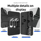 HK Anti-theft Men's Shoulder Bag Waterproof Chest Crossbody Bag with USB Oxford Leisure Satchel Multi-Pockets Sling Bag for Male