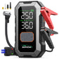 150PSI Air Pump Car Battery Emergency Boosters ,7000A/1500A PEAK Car Jump Starter Power Bank ,Portable Starting Device Car Starter New,Cars with USB Ports And LED Flashlight, 26800mAh/21800mAh Portable Car Jump Starter, Batte