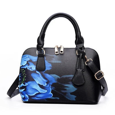 Hisuely Hot Sale Designer Printed Bags for Women Ladies Shopper Bag Shell Elegant Floral Shoulder Handbags