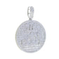 Iced Out Muslims Allah Pendant Necklace Silver Color Pave Zircon CZ Letter Charm Bling Women Men Hip Hop Jewelry