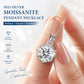 0.5ct-1.0ct VVS1 D Color Moissanite Necklace 925 Soild Sterling Sliver Chain with Certificate Fine Jewelry for Woman Jewelry