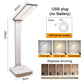 USB Desk Lamp 3 Levels Dimmable Touch Night Light USB Rechargeable Eye Protection Foldable Table Lamp For Bedroom Bedside Desk