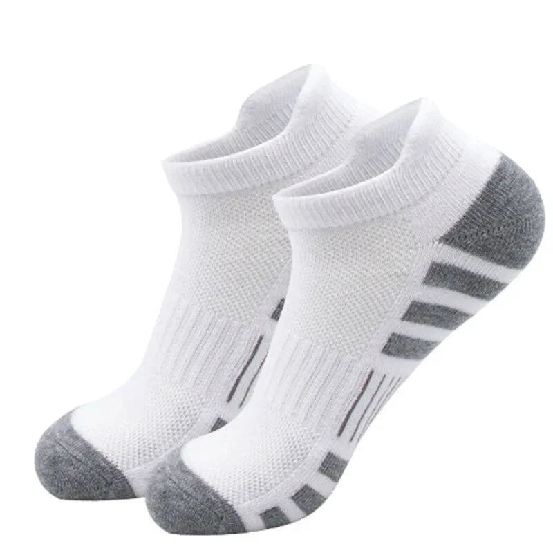 3 Pairs Ankle Athletic Running Socks Cushioned  Breathable Low Cut Sports Tab Socks For Men And Women