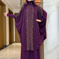 New Two Piece Set Solid Jilbab Prayer Muslim Abaya Set Women Prayer Garment Dress Hijab Long Khimar Skirt Sets Islamic Ramadan