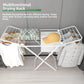 Simple Floor-Mounted Laundry Drying Rack Yangzi Footline Heater Balcony Stacking Easy-To-Use Clothes Drying Rack Home Use