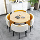 Nordic Round Dining Tables Set for Dining Room Furniture Kitchen Dining Table Set with 4 Chairs Home  Light Luxury Center Tables