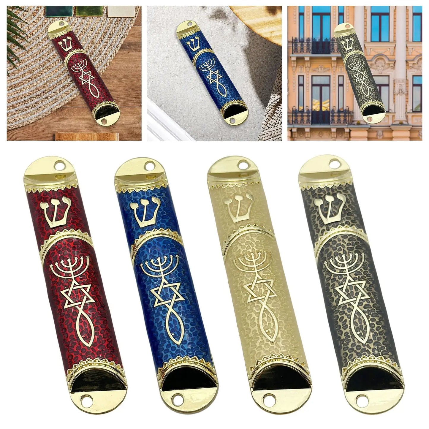 10.6cm Door Mezuzah Case Elegant Looking Handmade Front Door Decoration Judaica