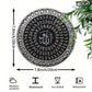 2D Ramadan Mubarak Aluminum Sign - 1pc 8x8" Glam Wall Hanging, Home Party Decor, Perfect Festival Gift