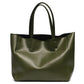 Classic Real Leather Women Tote Large Capacity with Zip Liner Purse Daily Big Shoulder Handbags A4 Laptop Shopping Commute Bags