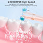 Smart Rotating Timing Electric Toothbrush, Rechargeable Rotary Toothbrush with 4 Heads, 5 Modes Setting Teeth Whitening Oral Car