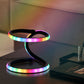 RGB LED Corner Floor Lamp with Remote, USB Powered  Inches Adjustable Height, Aluminum & Plastic Black Mood Lighting, Detachable